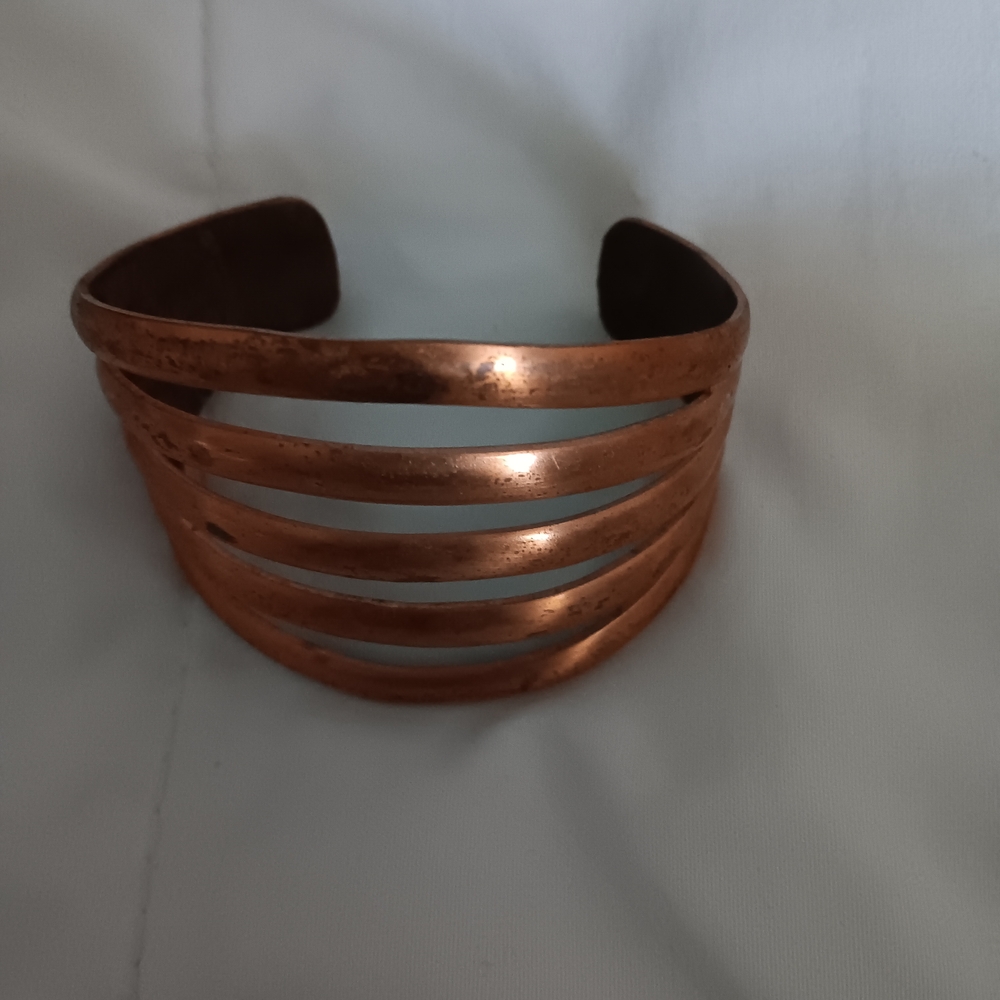 Elegant Copper Cuff Bracelet